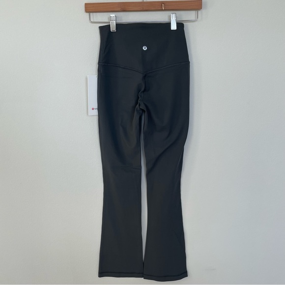 NWT Lululemon Align High-Rise Mini-Flared Pant 28" Graphite Grey Size 4 - Picture 3 of 11